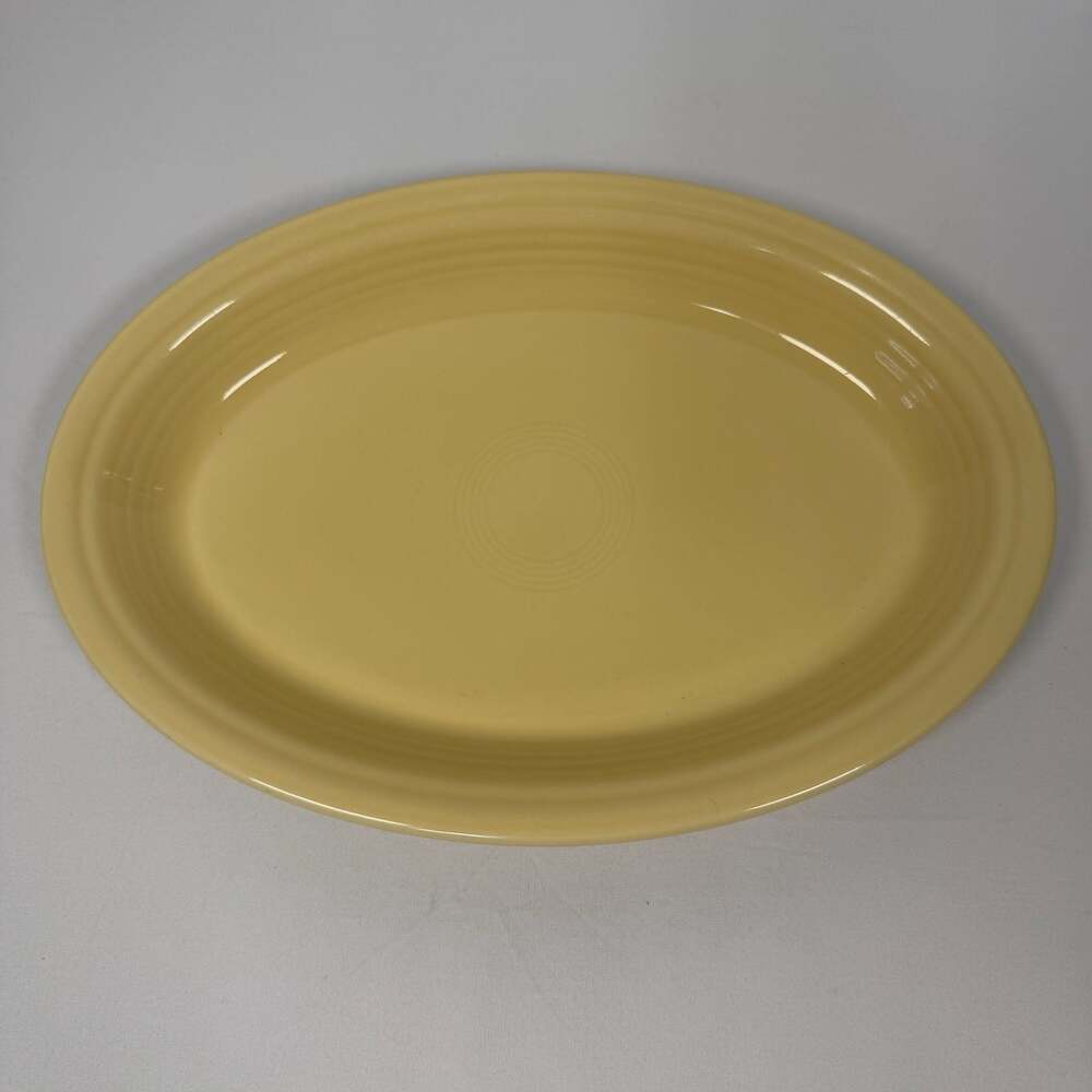 Fiesta Off White/Cream Medium Oval Serving Platter 11.6"
